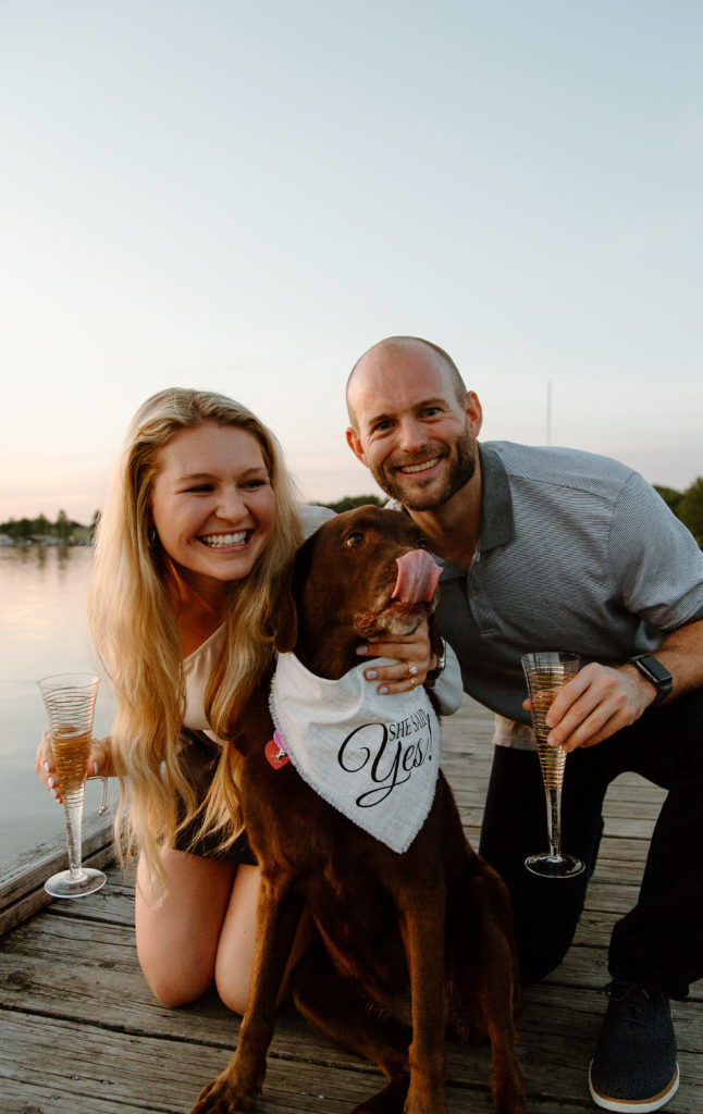 Jessica and Corey's Surprise Proposal and Engagement Photos. 