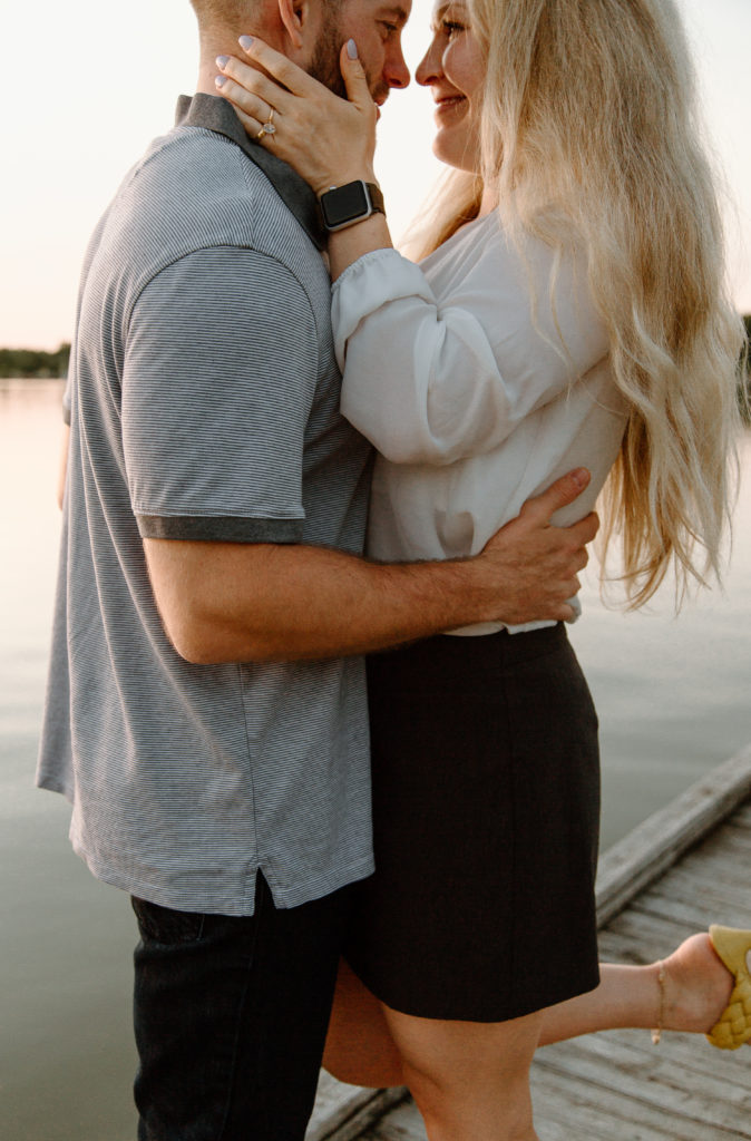 Jessica and Corey's Surprise Proposal and Engagement Photos. 