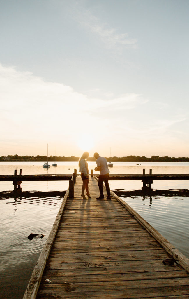 Jessica and Corey's Surprise Proposal and Engagement Photos. 