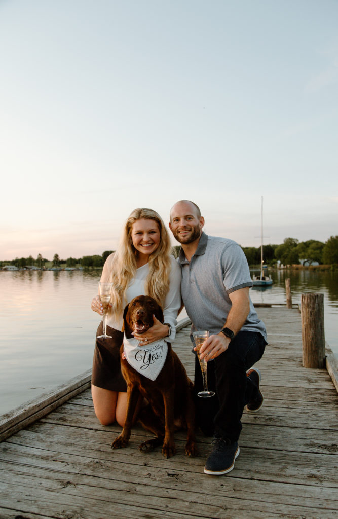 Jessica and Corey's Surprise Proposal and Engagement Photos. 